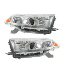 Load image into Gallery viewer, 2011-2013 Toyota Highlander Chrome Headlights, Left &amp; Right Side Headlamp Assembly Pair
