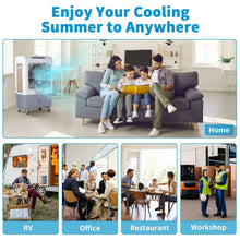 Load image into Gallery viewer, Indoor Outdoor Portable Evaporative Swamp Air Cooler
