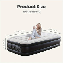 Load image into Gallery viewer, Air Mattress with Coil Beam Support
