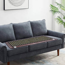 Load image into Gallery viewer, Jade Tourmaline Stone Far Infrared Therapy Mat Electric Heating Pad
