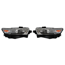 Load image into Gallery viewer, 2013 to 2016 Ford Taurus Halogen Headlights, Clear Lens Assembly with Gray Interior Trim, Left &amp; Right Side Pair, Direct OEM Fit
