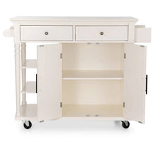 Load image into Gallery viewer, Kitchen Island Kitchen Cart on Wheel with Storage
