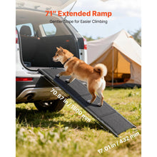 Load image into Gallery viewer, Foldable Outdoor Dog Ramp for Car, 250lb Capacity, Non Slip
