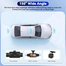 Load image into Gallery viewer, 360° Front and Rear Dash Cam HD 1080P Car Camera
