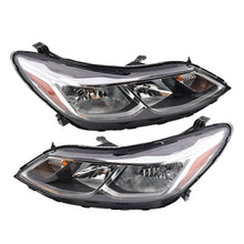 Load image into Gallery viewer, 2016 to 2019 Chevrolet Cruze Halogen Headlights, Factory Style Replacement Lens Assembly, Left Driver &amp; Right Passenger Side Pair, Direct OEM Fit
