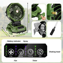 Load image into Gallery viewer, Misting Fan For Patio Camping
