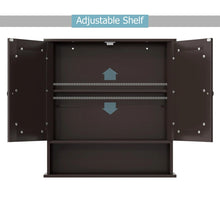 Load image into Gallery viewer, Wall Mounted Medicine Cabinet with Mirror, Black Bathroom Storage Cabinet for Vanity Organization
