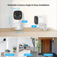 Load image into Gallery viewer, 4 Pack Wireless 2.4g Wifi Security Camera System Smart Outdoor Night Vision 3MP
