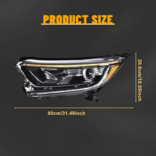 Load image into Gallery viewer, 2017-2022 Honda CR V LX EX EXL Halogen Headlights, LED DRL Signature Assembly, Left &amp; Right Side Pair, Direct OEM Fit
