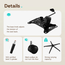 Load image into Gallery viewer, Genuine Leather Desk Chair Adjustable
