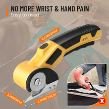 Load image into Gallery viewer, Cordless Rechargeable Electric Scissors For Fabric Leather Carpet And Cardboard
