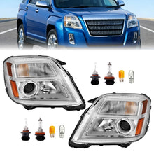 Load image into Gallery viewer, 2010-2015 GMC Terrain Projector Headlights, Includes Bulbs Crystal Clear Lens Assembly, Left &amp; Right Side Pair, Direct OEM Fit
