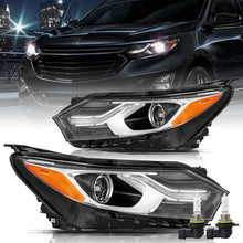 Load image into Gallery viewer, 2018-2020 Chevy Equinox Factory Style Headlights, Halogen Projector with LED DRL (Pair: Left + Right)
