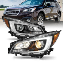 Load image into Gallery viewer, 2015 to 2017 Subaru Legacy &amp; Outback Halogen Headlight, Black Housing Clear Projector Lens, Left Driver Side Assembly, Direct OEM Fit
