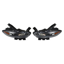 Load image into Gallery viewer, 2013 to 2016 Dodge Dart Halogen Headlights, Projector Beam Lens Assembly, Left Driver &amp; Right Passenger Side Pair, Direct OEM Fit

