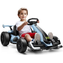 Load image into Gallery viewer, Electric Go Kart For Kids Up To 8.5 Mph With Adjustable Seat
