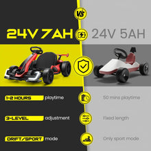 Load image into Gallery viewer, Electric Go Kart For Kids Up To 8.5 Mph With Adjustable Seat
