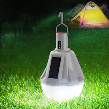 Load image into Gallery viewer, Portable Wireless Solar Camping Tent Hanging Light Bulb Lantern 150W
