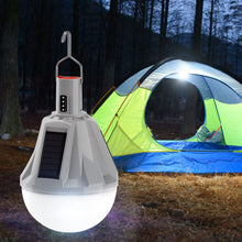 Load image into Gallery viewer, Portable Wireless Solar Camping Tent Hanging Light Bulb Lantern 150W
