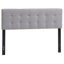 Load image into Gallery viewer, Full Queen Sized Modern Tufted Fabric Covered Head Board
