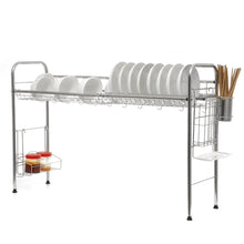 Load image into Gallery viewer, Large Stainless Steel Over The Sink Dish Drying Kitchen Rack
