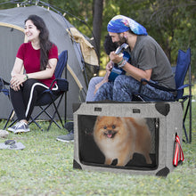Load image into Gallery viewer, Heavy Duty Collapsible Large Pet Dog Cat Covered Travel Crate
