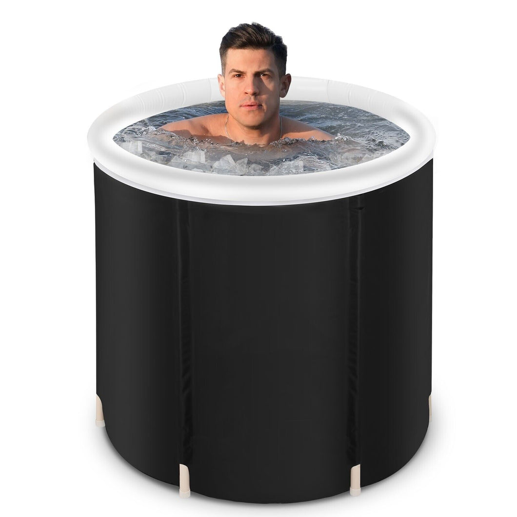 Portable Inflatable Home Ice Bath Athlete Cold Plunge Tub Barrel