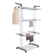 Load image into Gallery viewer, Folding Indoor / Outdoor Metal Clothes Laundry Hanging Drying Rack
