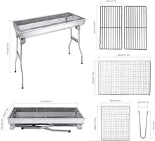 Load image into Gallery viewer, Portable Charcoal Grill With Folding Legs
