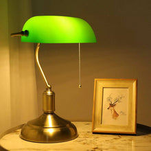 Load image into Gallery viewer, Vintage Bankers Lamp

