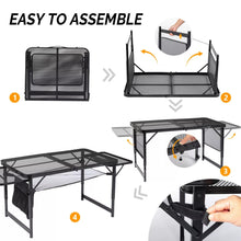 Load image into Gallery viewer, 4.7 Ft Portable Folding Grill Table
