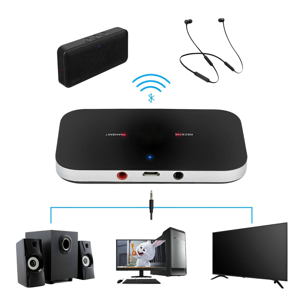 Wireless Bluetooth Transmitter And Receiver RCA To 3.5mm Aux Audio Adapter