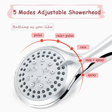 Load image into Gallery viewer, High Pressure Shower Headwith 5tf hose
