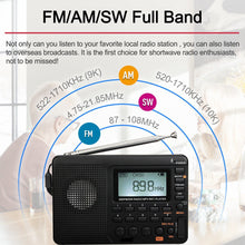 Load image into Gallery viewer, Digital Speaker Portable FM/AM SW Radio
