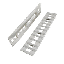 Load image into Gallery viewer, 72" X 15" Aluminum Hook Ramps ,8500 lbs Car Trailer
