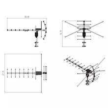Load image into Gallery viewer, 900 Miles Digital Outdoor Hd TV Antenna Free HD Channels
