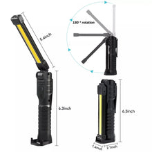 Load image into Gallery viewer, Rechargeable Magnetic Flashlight For Mechanics And Workplace
