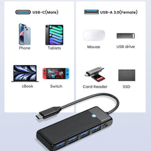 Load image into Gallery viewer, USB To USB C Adapter Hub
