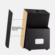Load image into Gallery viewer, Knife Block with Knives and Sharpener
