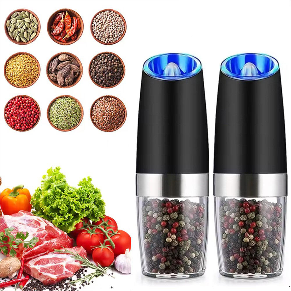 Electric Salt And Pepper Grinder 2 Pack