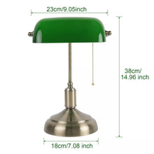 Load image into Gallery viewer, Vintage Bankers Lamp
