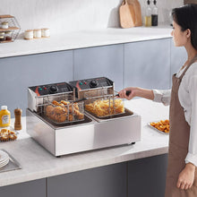 Load image into Gallery viewer, 25Qt Commercial Electric Deep Fryer
