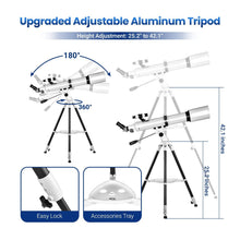 Load image into Gallery viewer, Professional Telescope 210X W/ Star Tracking APP for Beginner Adults
