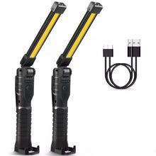 Load image into Gallery viewer, Rechargeable Magnetic Flashlight For Mechanics And Workplace
