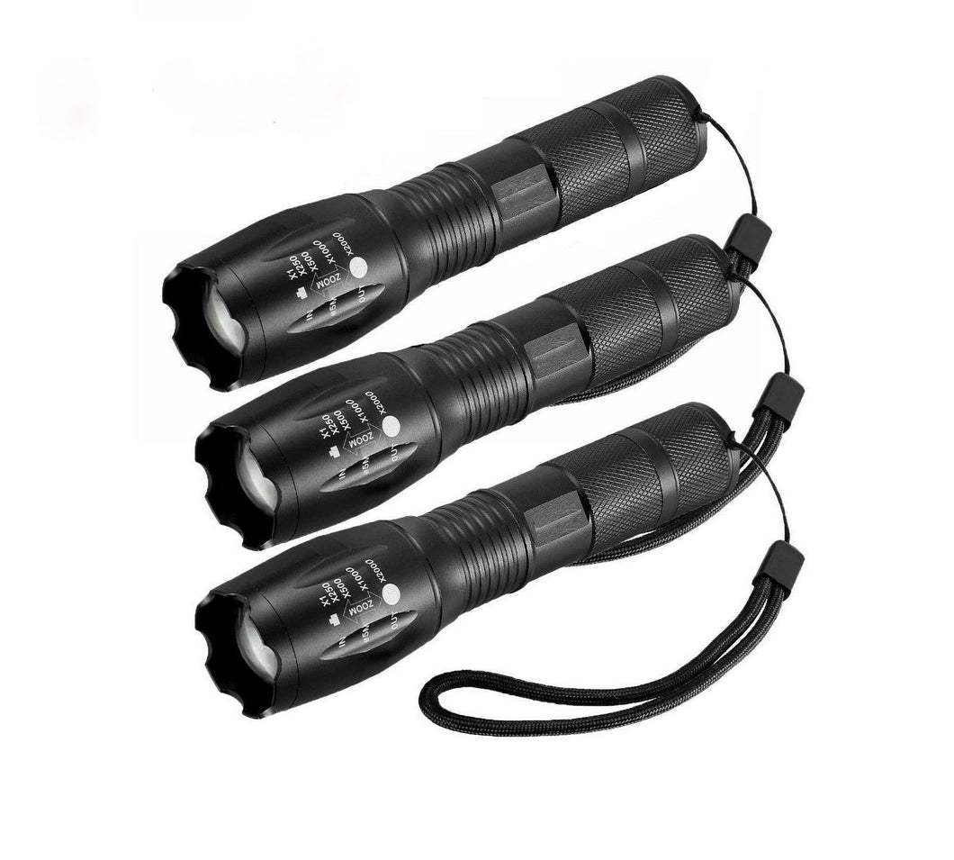 3-Pack Flashlights