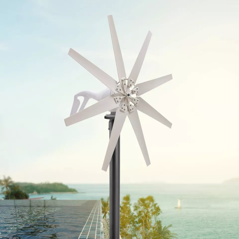 8 Blades Wind Turbine Generator for Home