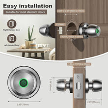 Load image into Gallery viewer, Fingerprint Door Knob
