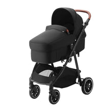 Load image into Gallery viewer, Convertible Baby Infant Stroller Foldable Pushchair with Bassinet Black
