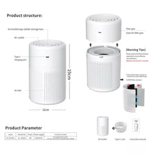Load image into Gallery viewer, Air Purifier Bedroom
