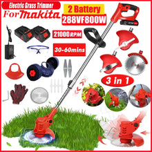 Load image into Gallery viewer, Cordless Electric Weed Lawn Edger Grass String Trimmer
